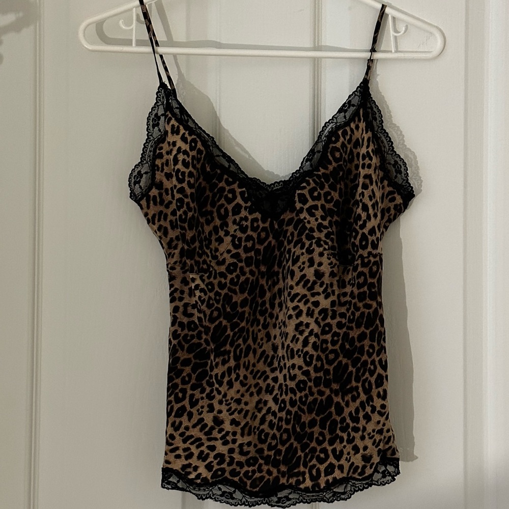 Silk Cheetah Camisole 🤎